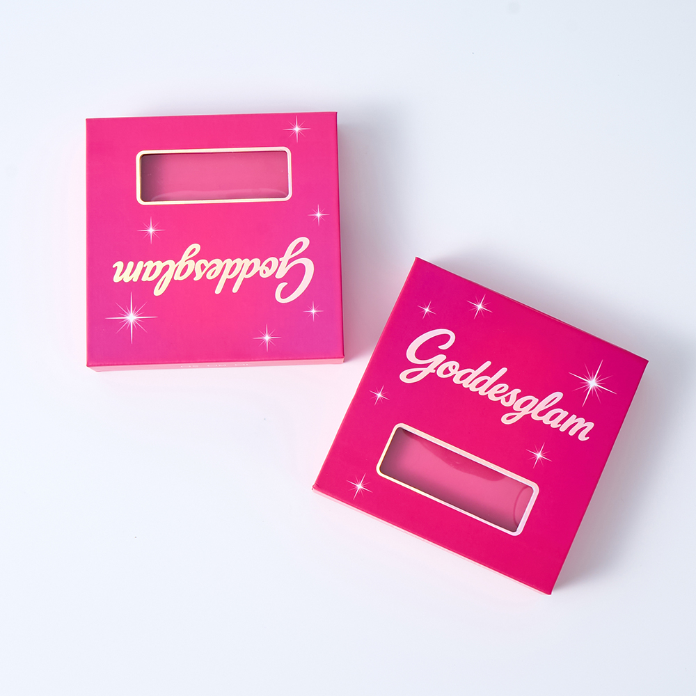 Rigid Magnetic Nail Packaging Box with PVC Window