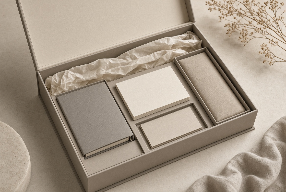 Luxury Rigid Box With Collated Inserts Luxury Rigid Box With Collated Inserts