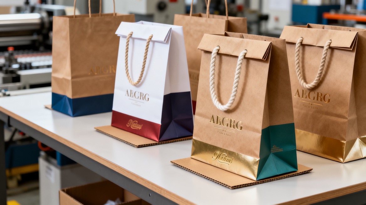 Custom Paper Shopping Bag Construction Details