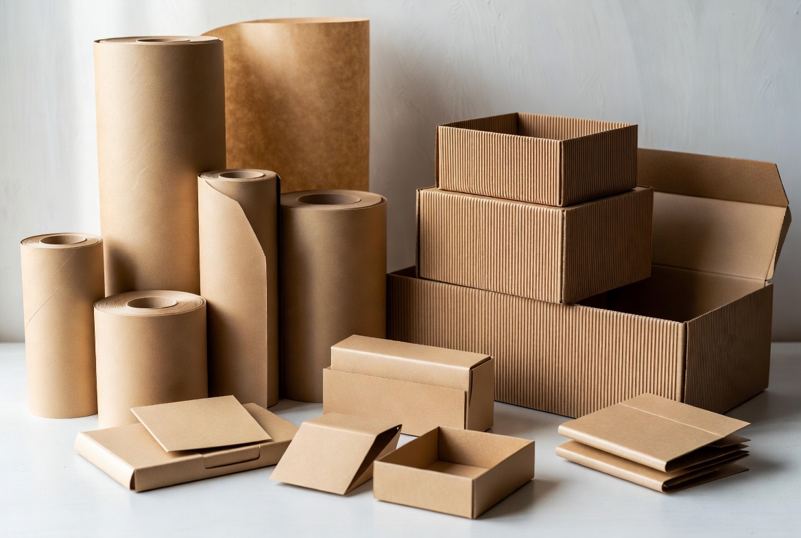 Sustainable Paper Packaging Concept Sustainable Paper Packaging Concept