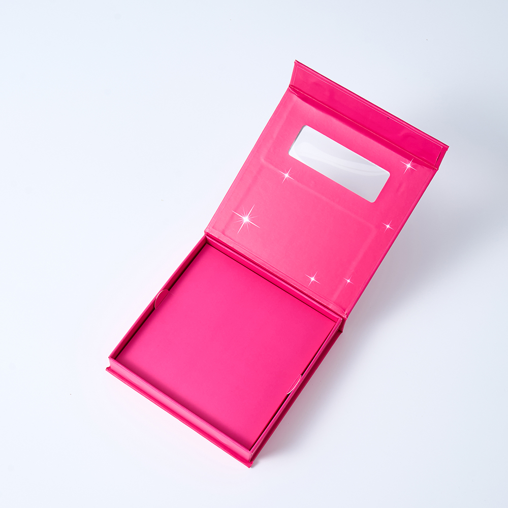 Rigid Magnetic Nail Packaging Box with PVC Window