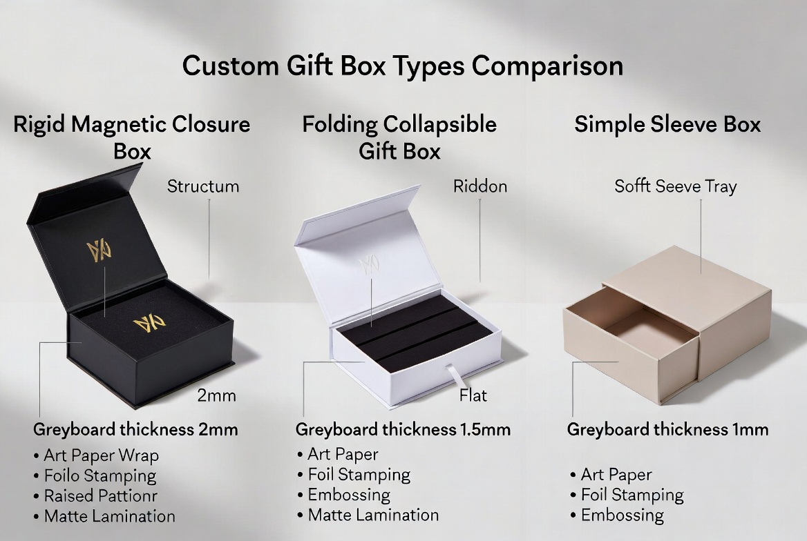Custom Gift Box Structures And Finishes Custom Gift Box Structures And Finishes