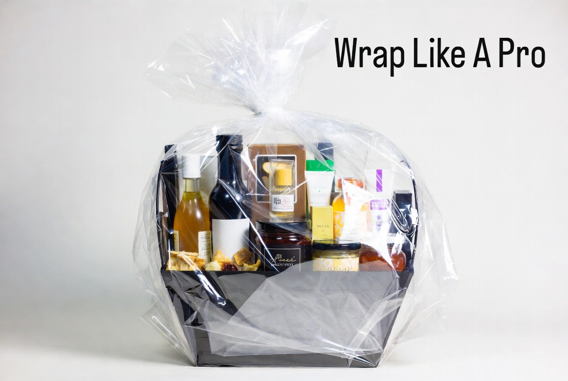 Professional Shrink Wrapped Gift Basket